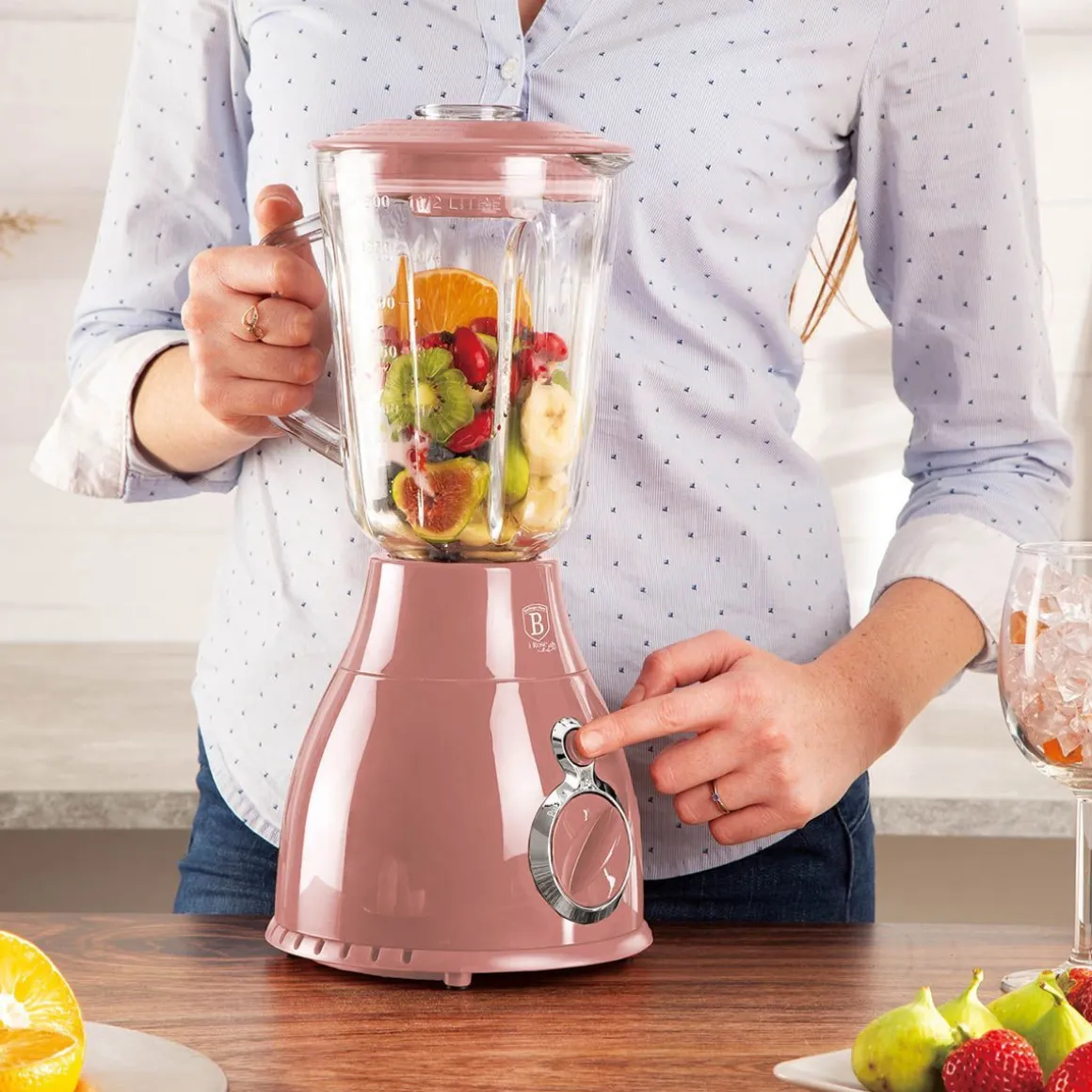 Blender I-Rose Kielichowy 1,5 L