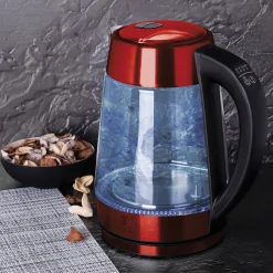 Czajnik Elektryczny Burgundy Z Regulacja Temperatury 1,7 L