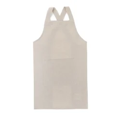 Fartuch Dzieciecy Monez Crossback Domieszka Lnu Bezowy 40X60Cm