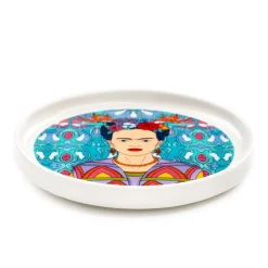 Filizanka Frida Kahlo Do Espresso Ze Spodkiem Turkusowa 0,08 L