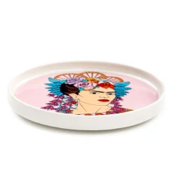 Filizanka Frida Kahlo Ze Spodkiem Fioletowa 0,2 L