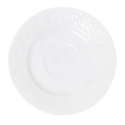 Filizanka Sylia Duza Biala Z Ornamentem 0,25 L
