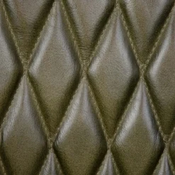 Fotel Brizo W Obiciu Ze Skory Bawolej Zielone 55X60X86 Cm