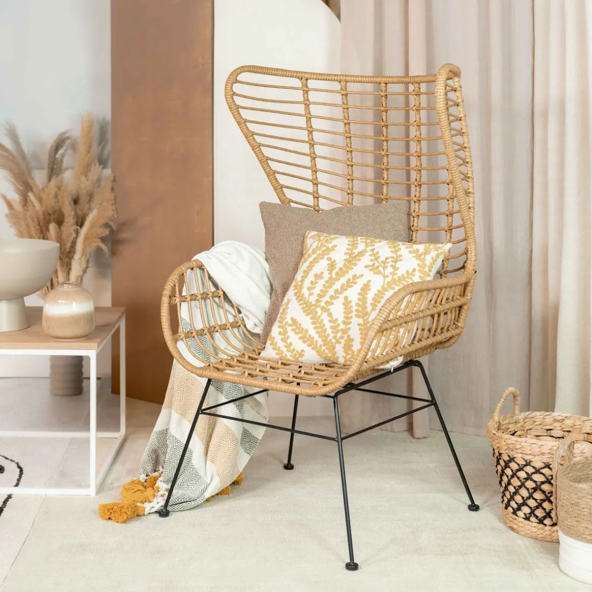 Fotel Jardin Pleciony 70X80X110Cm