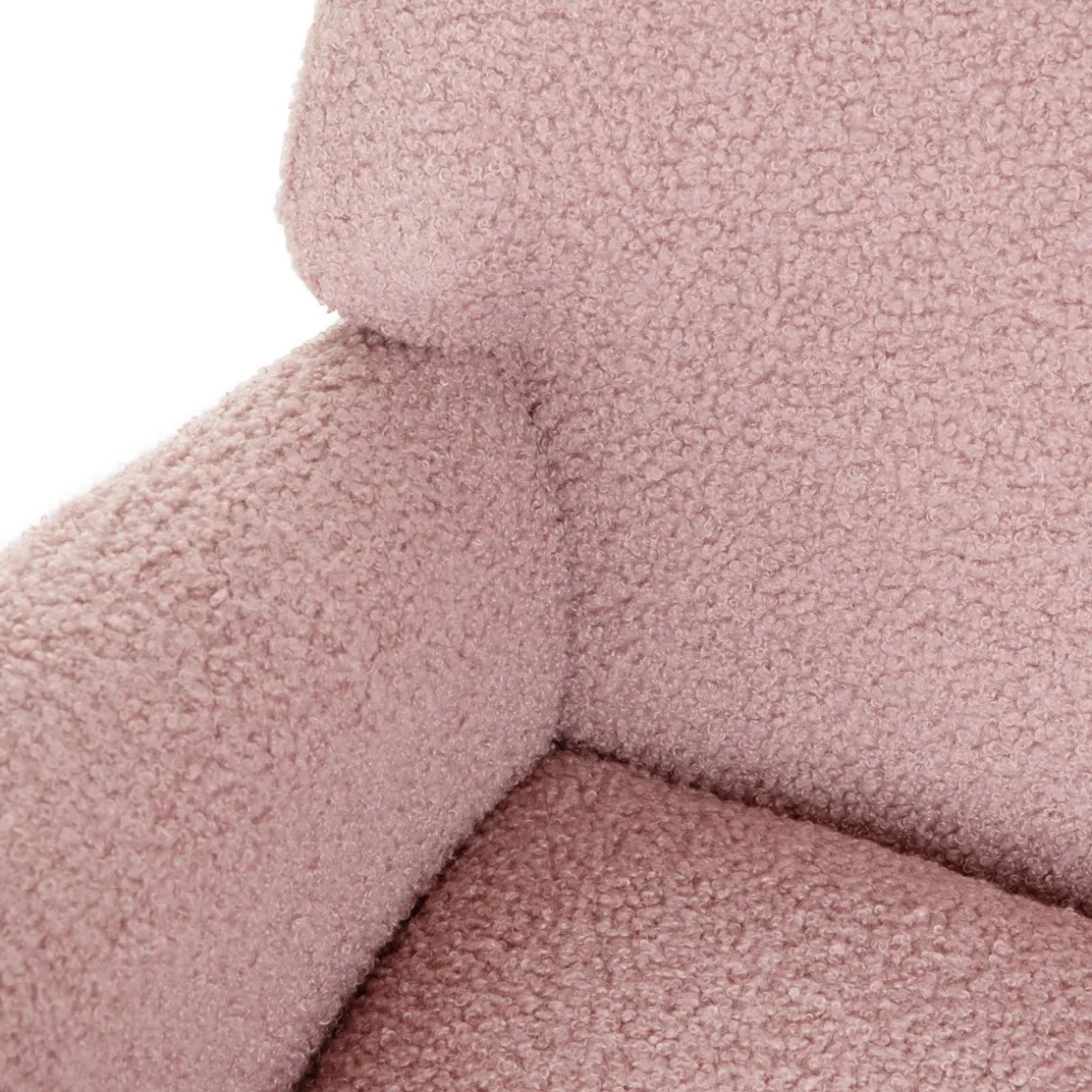 Fotel Lunnie Bujany W Tkaninie Teddy Boucle 67X78X92 Cm