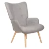 Fotel Moss Pop W Tkaninie Ciemnobezowy 72X73X96Cm