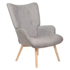 Fotel Moss Pop W Tkaninie Ciemnobezowy 72X73X96Cm