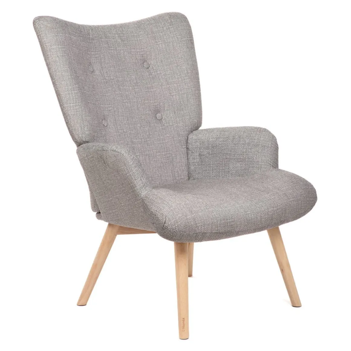 Fotel Moss Pop W Tkaninie Ciemnobezowy 72X73X96Cm