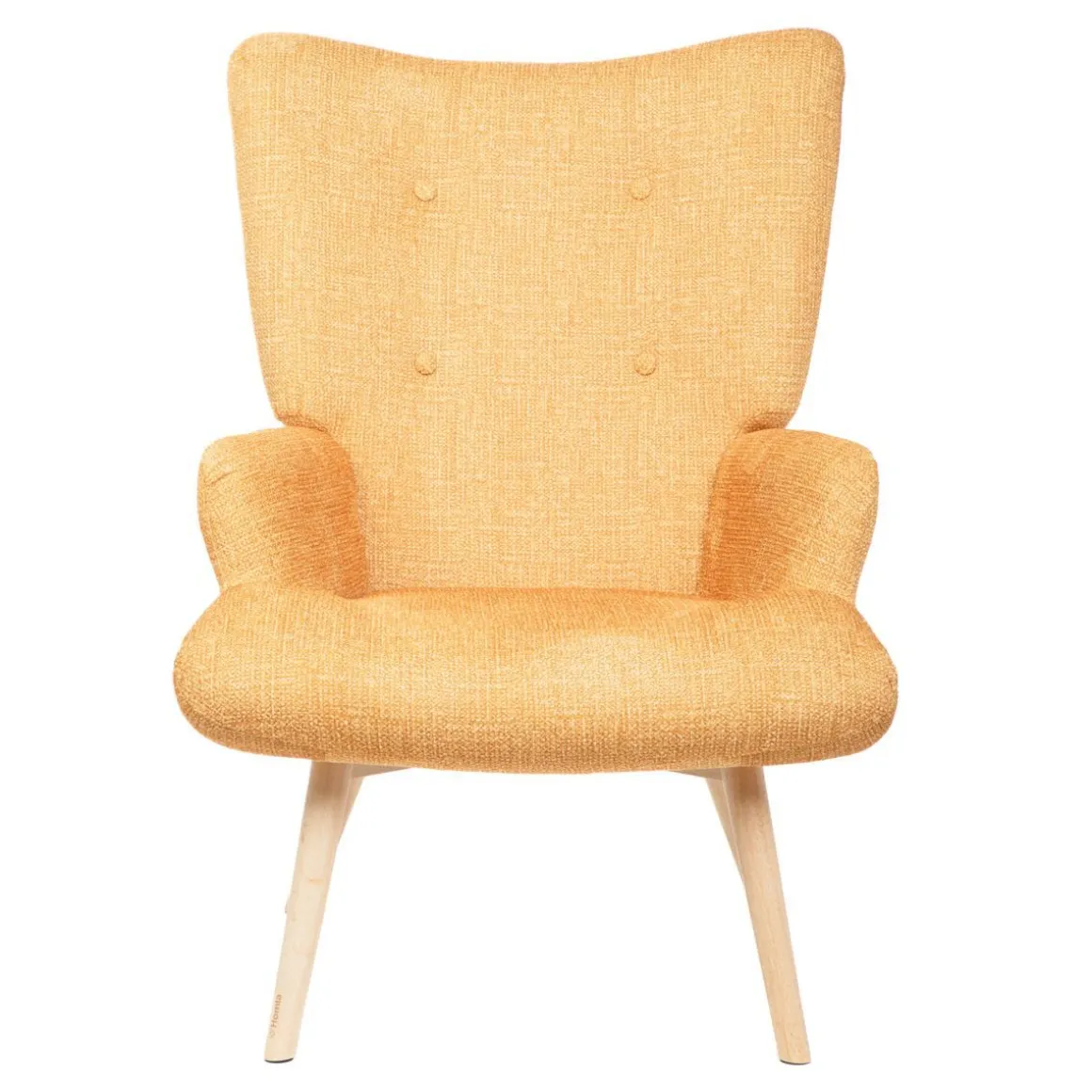 Fotel Moss Pop W Tkaninie Musztardowy 72X73X96Cm