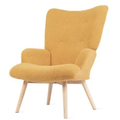 Fotel Moss Teddy Boucle W Tkaninie Teddy