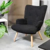 Fotel Moss Teddy Boucle W Tkaninie Teddy