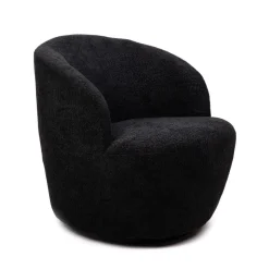 Fotel Svingen Obrotowy Czarny 65.5X77X69Cm