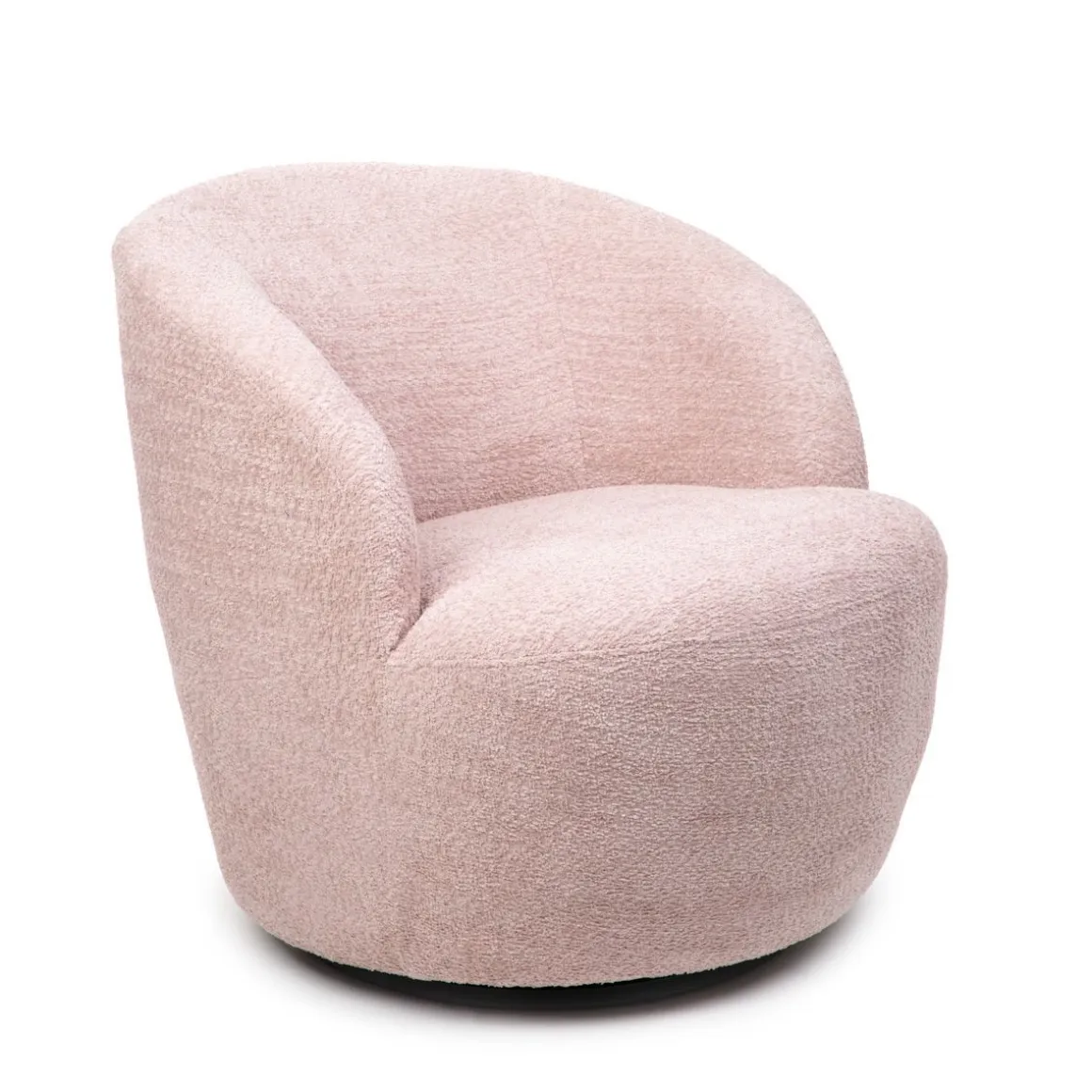 Fotel Svingen Obrotowy Rozowy 65.5X77X69Cm