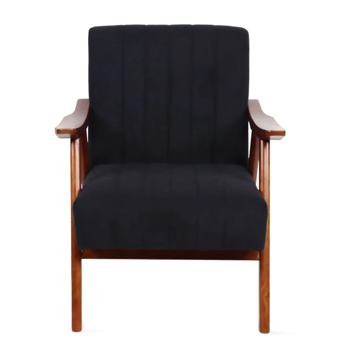 Fotel Terra Welurowy Nogi Ciemnobrazowe 70X75X87 Cm