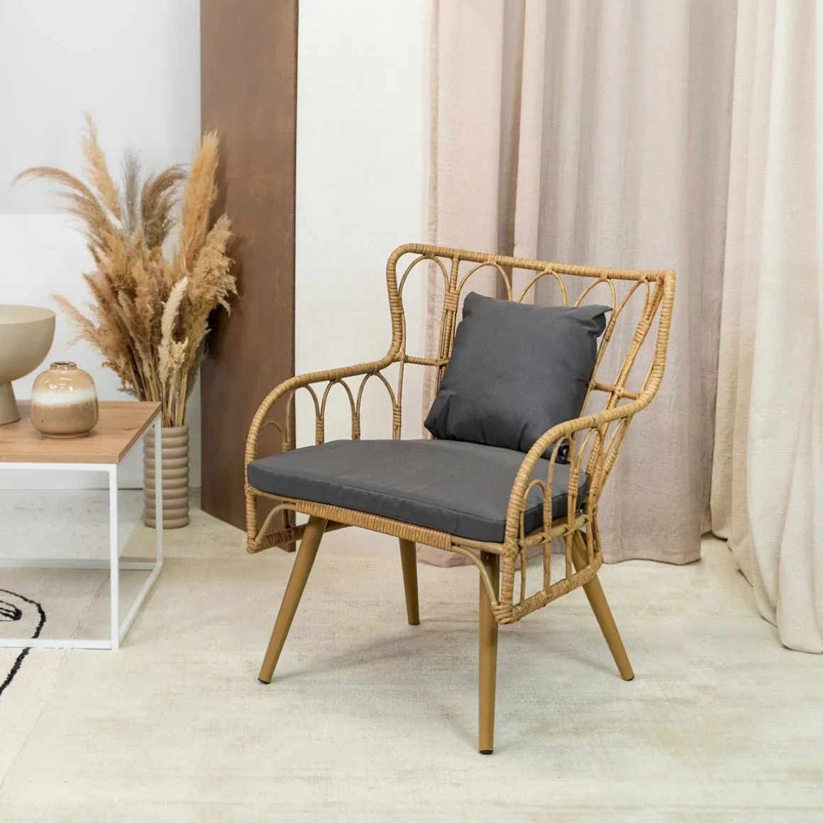 Fotel Torvi Pleciony 72X67X84 Cm