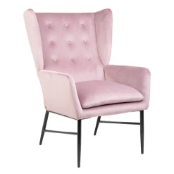 Fotel Vinnande Rozowy 97X67X73 Cm