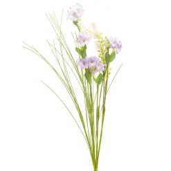 Galazka Sztuczna Meadow Z Malymi Kwiatkami Fioletowa 53 Cm