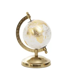 Globus Dekoracyjny Globe Zloty 13X10X18 Cm