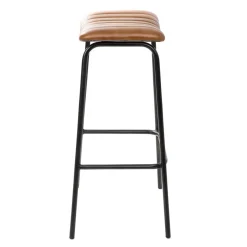 Hoker Lumbar W Obiciu Ze Skory Bawolej Brazowe 47X38X77 Cm