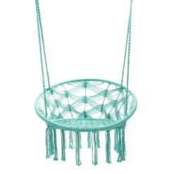 Hustawka Circle Doira Makrama Turkusowa 82X60X115-138 Cm