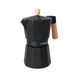 Kawiarka Mia Mokka Czarna Z Drewnianym Uchwytem 6 Cup