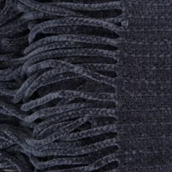 Koc Chenille Szenilowy Granatowy 130X170 Cm