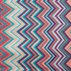 Koc Meba W Kolorowe Zygzaki 130X170 Cm