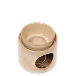 Kominek Soleto Ceramiczny Bezowy 9X9X10 Cm