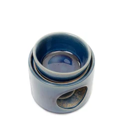 Kominek Soleto Ceramiczny Granatowy 9X9X10 Cm