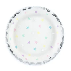Komplet Talerzy Stars Ze Wzorem W Gwiazdki 6 Szt. Fi 18 Cm