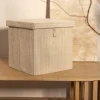 Kosz Do Przechowywania Letia Bezowy 27X27X27 Cm