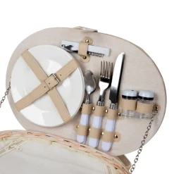 Kosz Piknikowy Picnic Owalny Dla 2 Osob 38X26X18 Cm