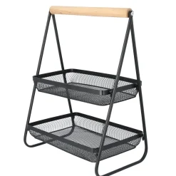 Koszyk Gridio Dwupietrowy Prostokatny 51X38X25 Cm