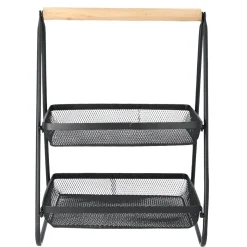 Koszyk Gridio Dwupietrowy Prostokatny 51X38X25 Cm
