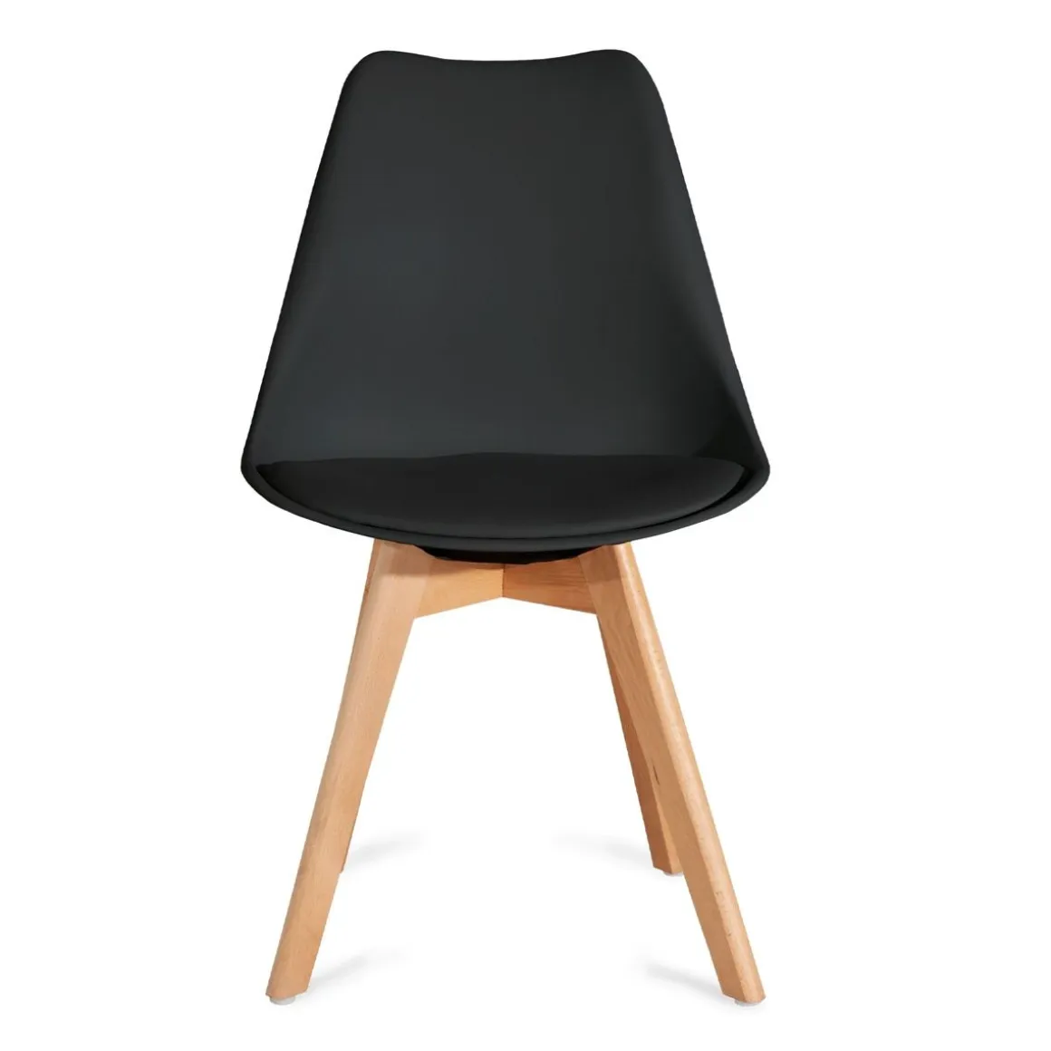 Krzeslo Fisco Czarne 48X56X82 Cm