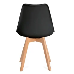 Krzeslo Fisco Czarne 48X56X82 Cm