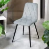 Krzeslo Hillevi W Tkaninie Szare 44X57X88 Cm
