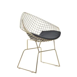 Krzeslo Industrial Metalowy 83X64X82 Cm