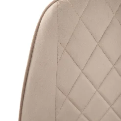 Krzeslo Laurent Obrotowe Welurowe Czarne 54X55X85 Cm, Sh: 50Cm