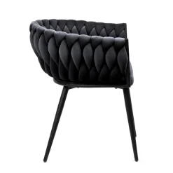 Krzeslo Prinssi New Czarne 60X60X79 Cm