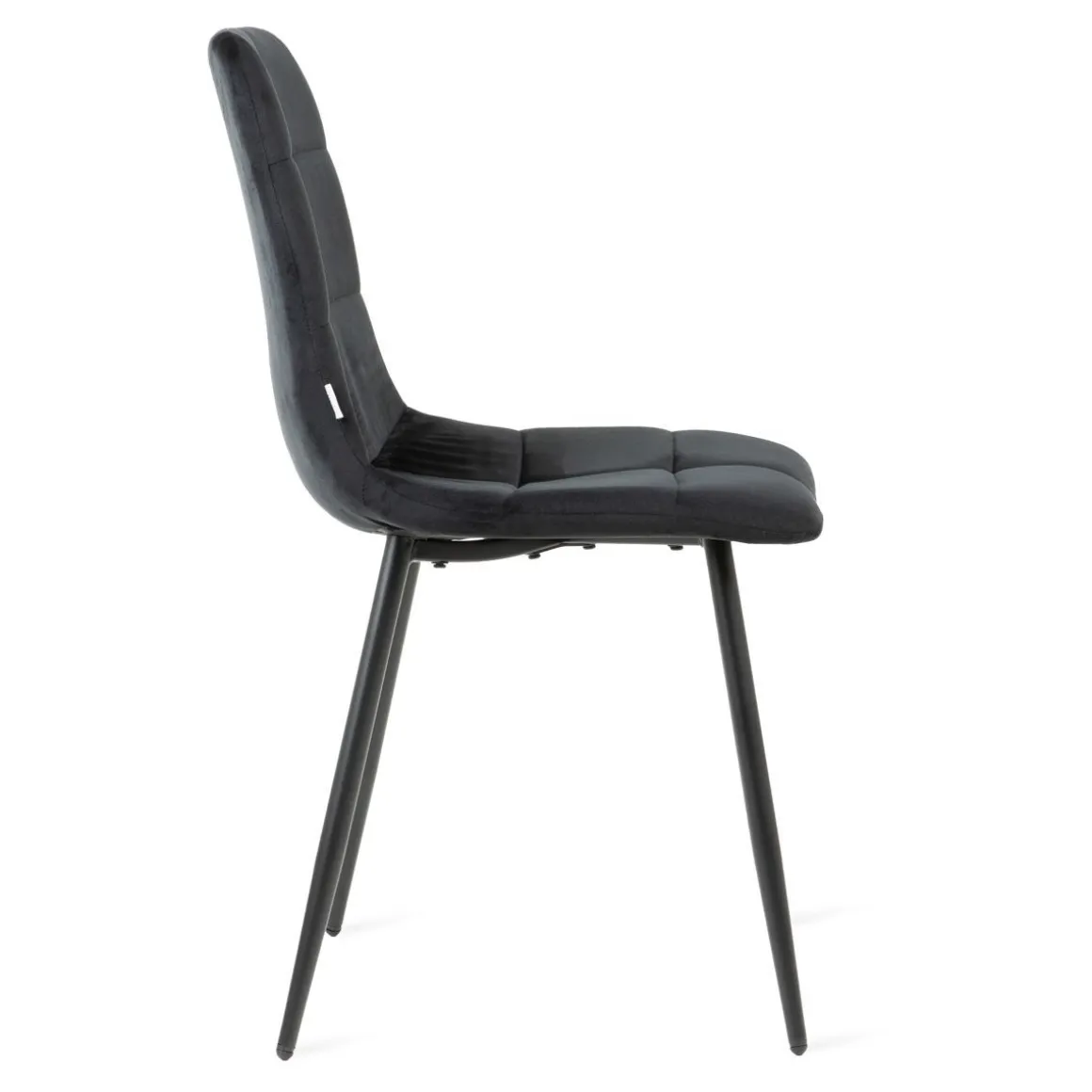 Krzeslo Triss Welurowe Czarne 44X57X88 Cm
