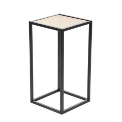 Kwietnik Roh Metalowy Czarny 23X23X45 Cm