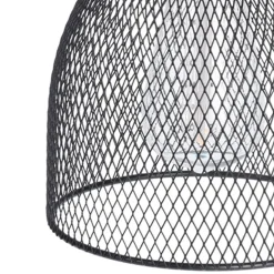 Lampa Atros Wiszaca Czarna 21X16 Cm