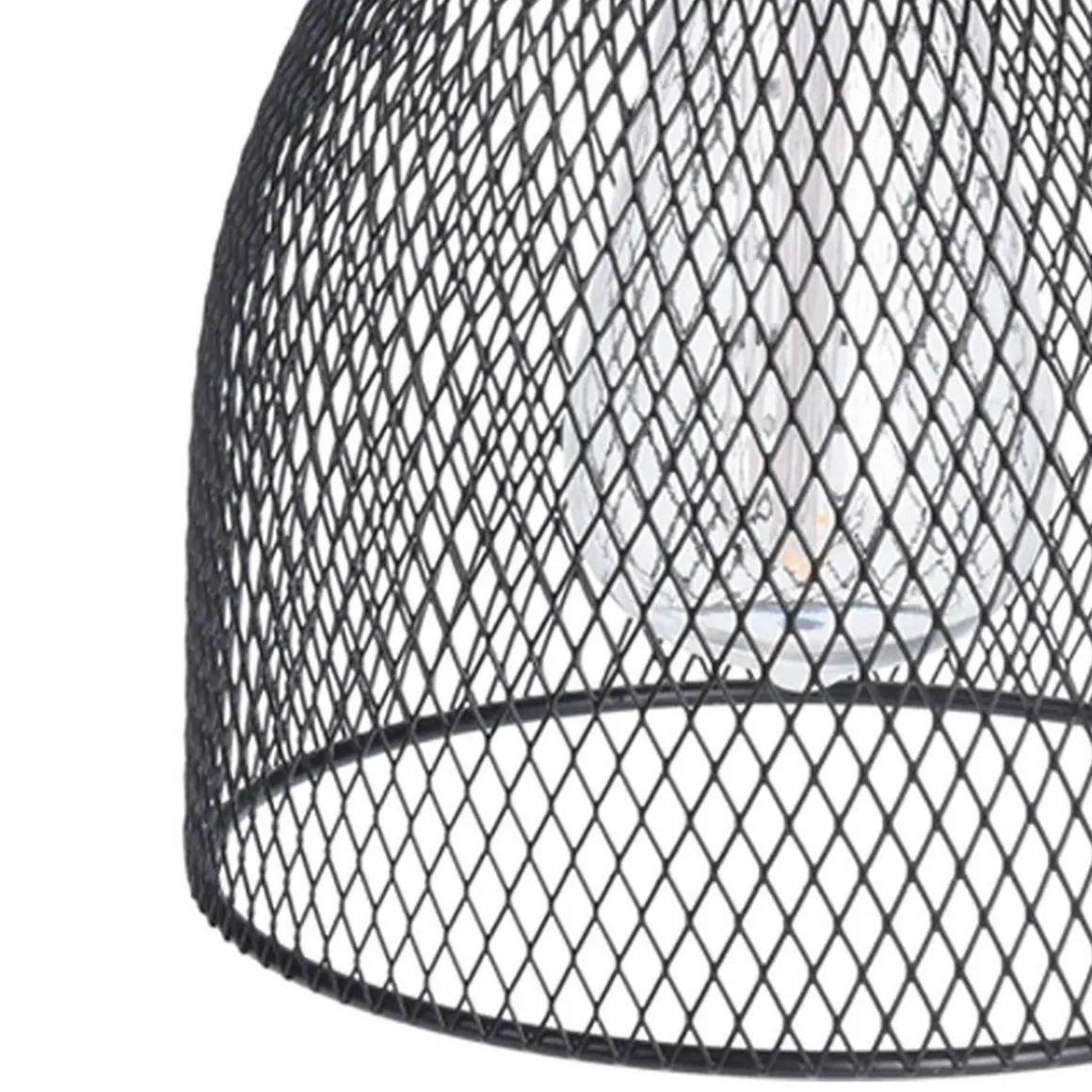 Lampa Atros Wiszaca Czarna 21X16 Cm