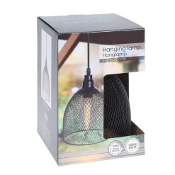 Lampa Atros Wiszaca Czarna 21X16 Cm