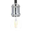 Lampa Jesper Sufitowa Ze Srebrym Elementem 7 Cm