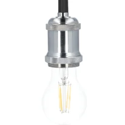Lampa Jesper Sufitowa Ze Srebrym Elementem 7 Cm
