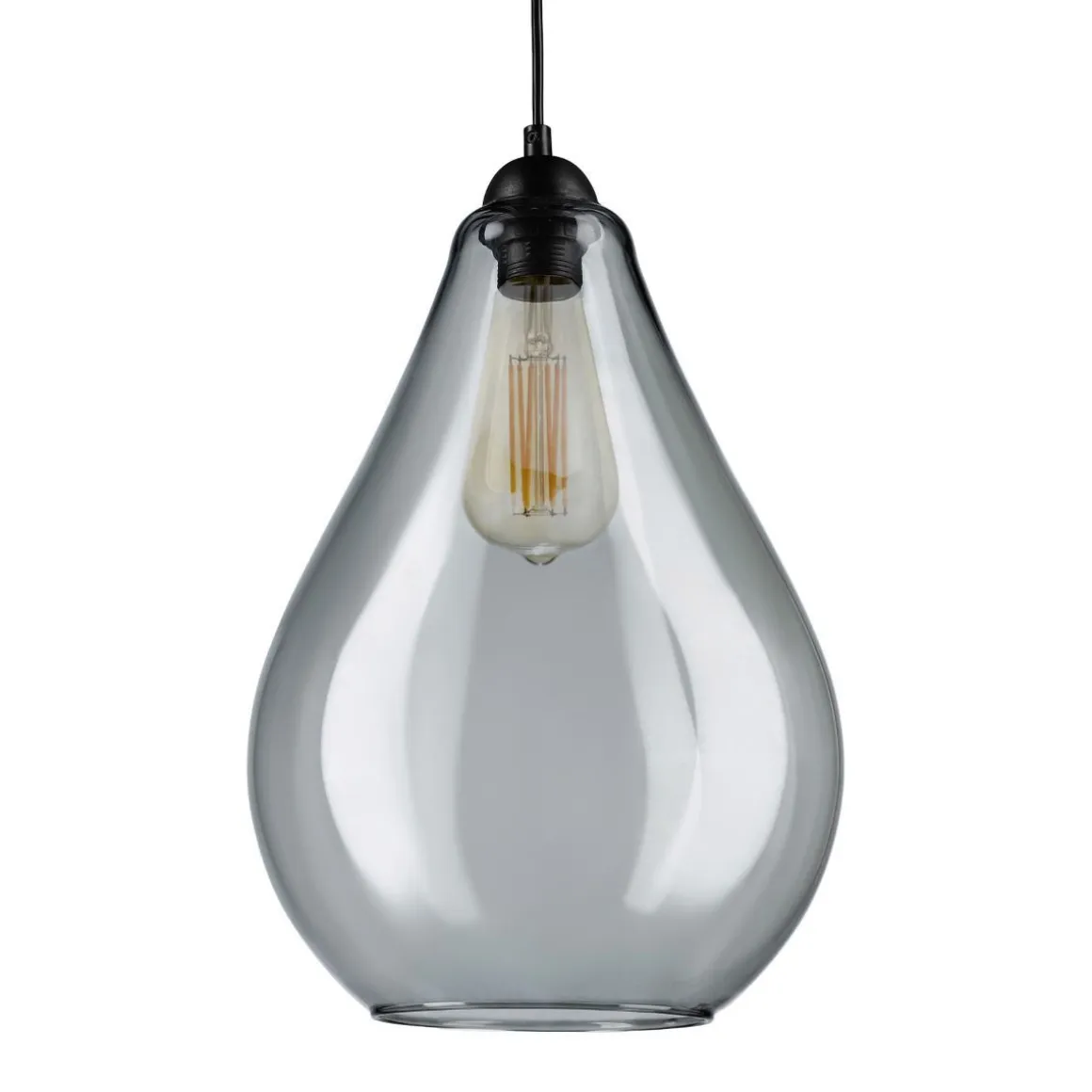 Lampa Miste Wiszaca Grafitowa 24X24X180 Cm