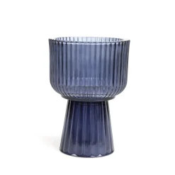 Lampion Taza Granatowy 10X13 Cm