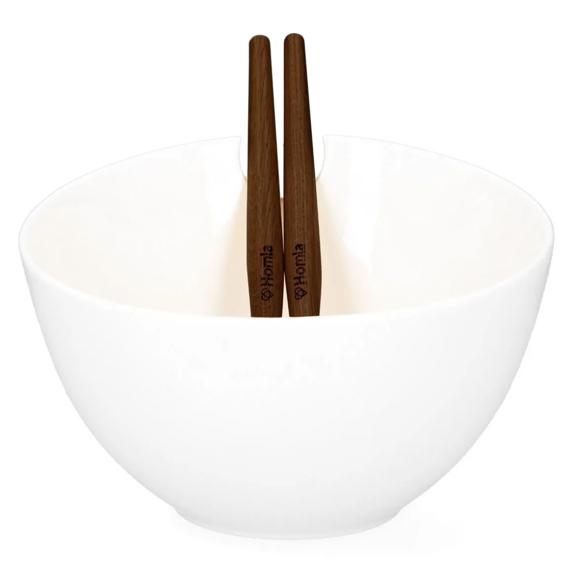 Misa Mooka Do Salat Ceramiczna Z Przyborami Biala 24 Cm